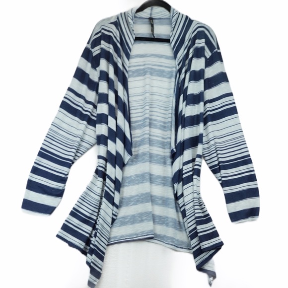 Jessica Simpson 3x navy white flowy cardigan - Picture 1 of 3
